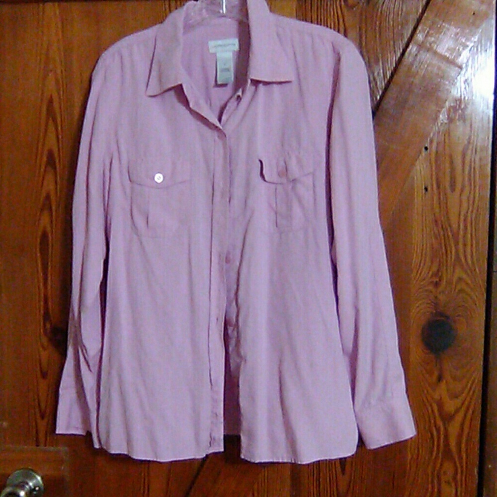 Liz Claiborne silk long sleeve blouse